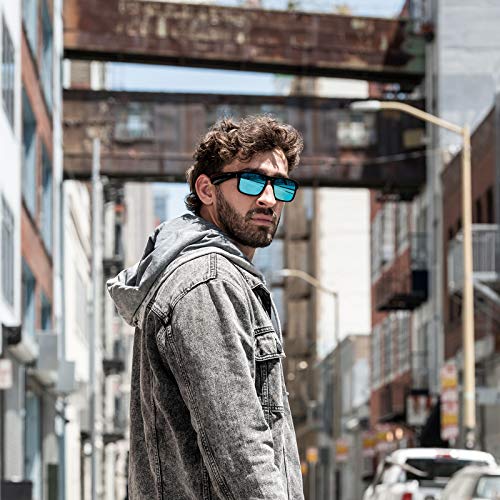 Bose Mirrored Blue Sunglass Lenses, Lens: 55mm