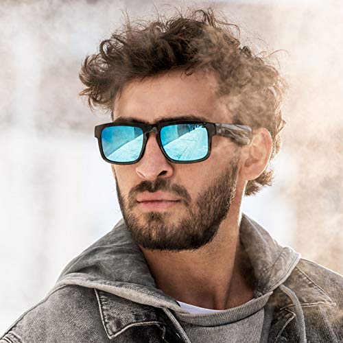 Bose Mirrored Blue Sunglass Lenses, Lens: 55mm