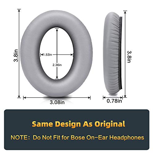 GEVO Premium Ear Pads for Bose QC35 - Memory Foam