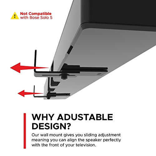 Bose Soundbar Wall Mount Kit, Black