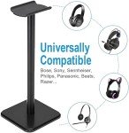Aluminum Headphone Stand for Bose & More (Black)
