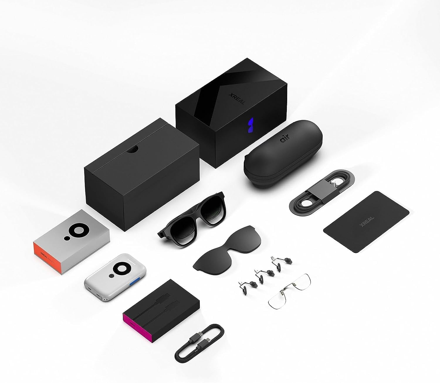 XREAL Air AR Glasses & Beam Bundle, Black