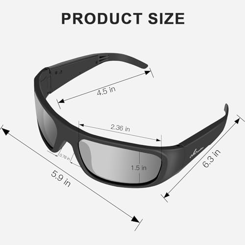 OhO Smart Glasses: Polarized Bluetooth Sunglasses