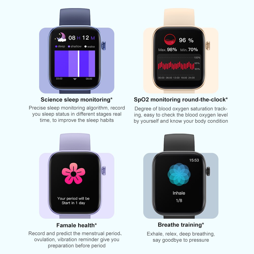 COLMI P71 Smartwatch - Voice Calling, Health Monitoring, Waterproof