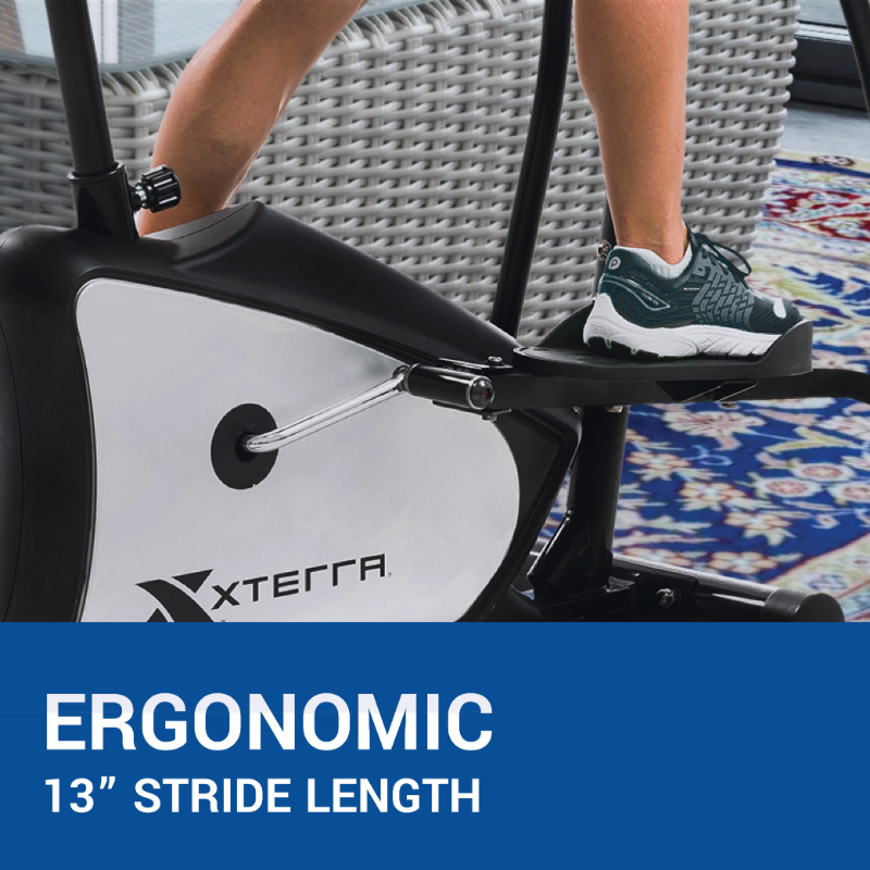 XTERRA Hybrid Elliptical Upright Bike - Fitness Machine