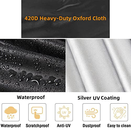 Waterproof Elliptical Trainer Machine Cover – Black