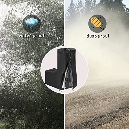 Waterproof Elliptical Trainer Machine Cover – Black