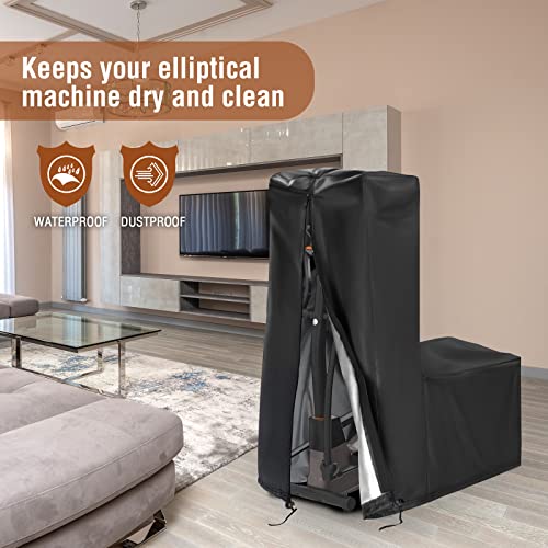 Aidetech Waterproof Elliptical Trainer Cover (71"L x 29"W x 65"H)