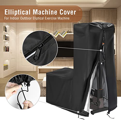 Aidetech Waterproof Elliptical Trainer Cover (71"L x 29"W x 65"H)
