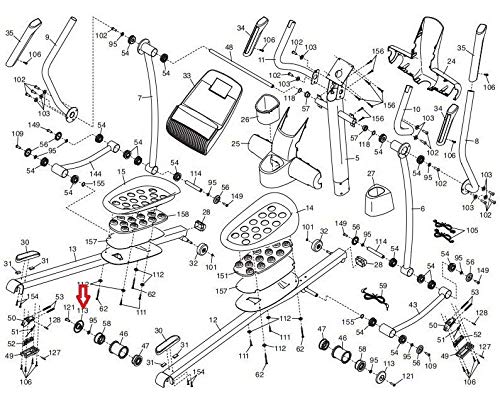 Large Axle Cover Compatible with Elliptical Brands