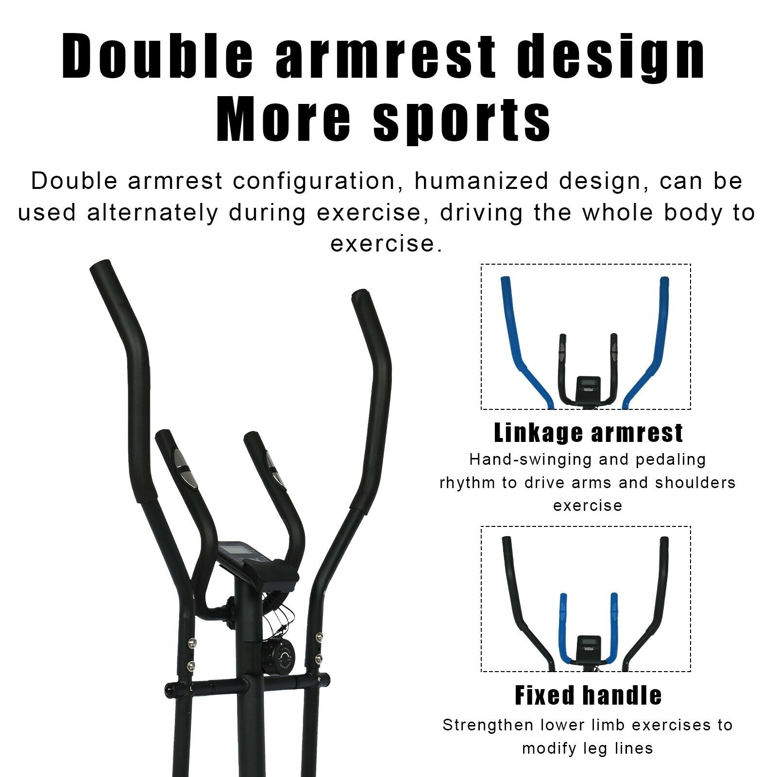 Compact Elliptical Trainer for Effective Home Cardio Workout