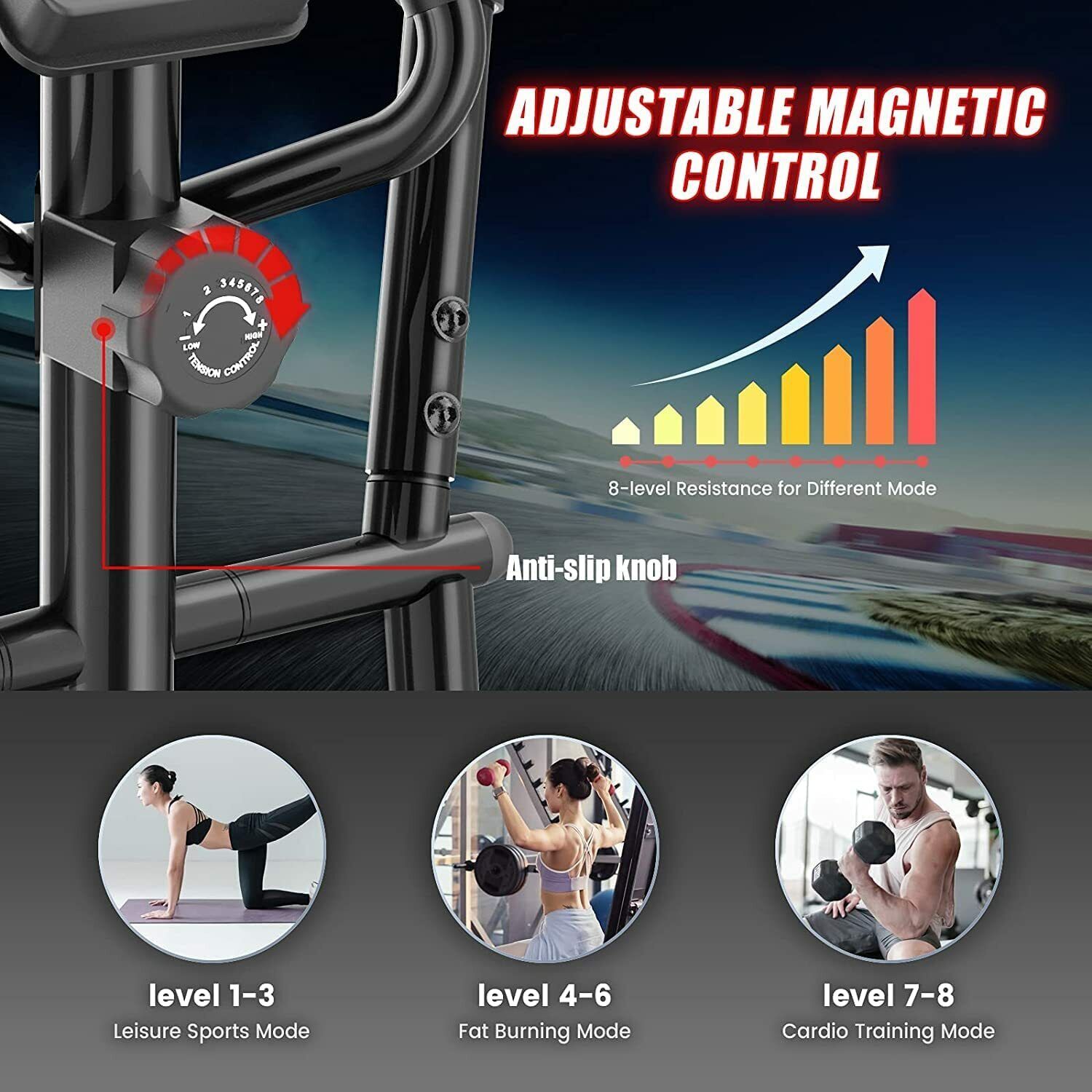 Elliptical Cross Trainer: Home Fitness Machine for Cardio