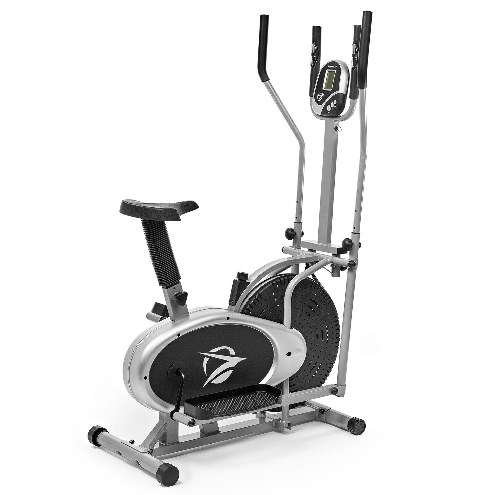 Elliptical Trainer: 2-in-1 Exercise Bike Fitness Equipment