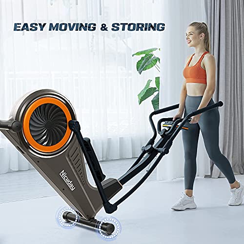 Niceday Elliptical Trainer: Hyper-Quiet, 16 Resistance Levels, 400LB Codable