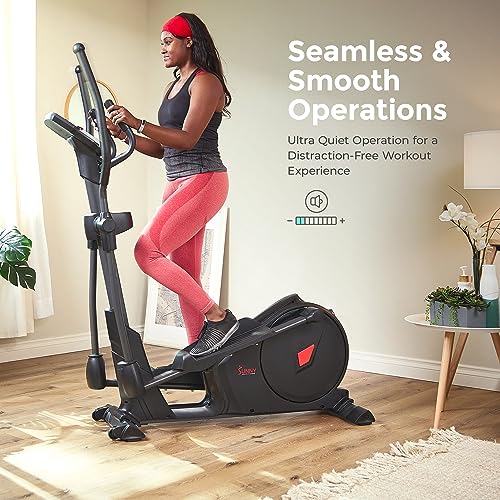 Sunny Health Elliptical Trainer with 24-Unique Workout Modes