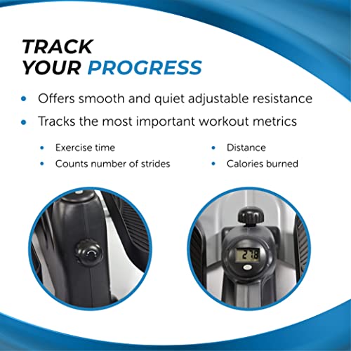 Stamina Compact Strider Elliptical Trainer - Smart Workout App