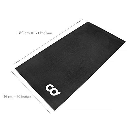 Elliptical Bike Mat - Waterproof, Floor Protection, Soft