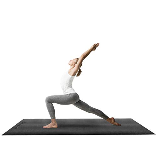 ZENY Elliptical Trainer Floor Mat: High Density Fitness Gym Mat