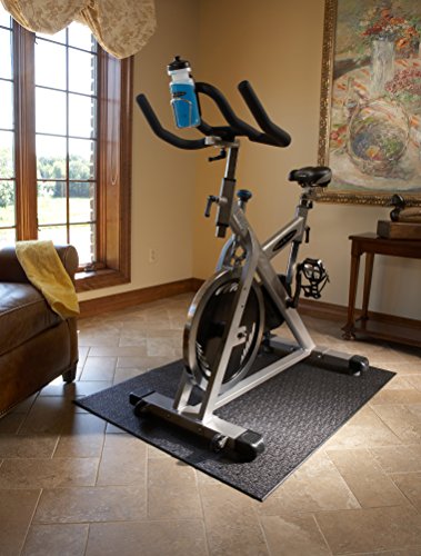SuperMats Heavy Duty Equipment Mat for Ellipticals (30" x 72")