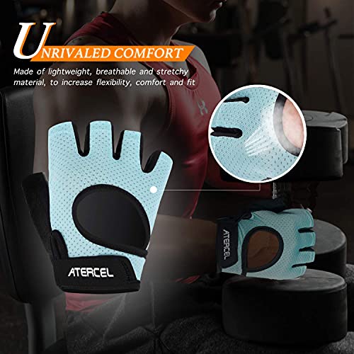 Super Lightweight ATERCEL Exercise Gloves for Gym and Cycling