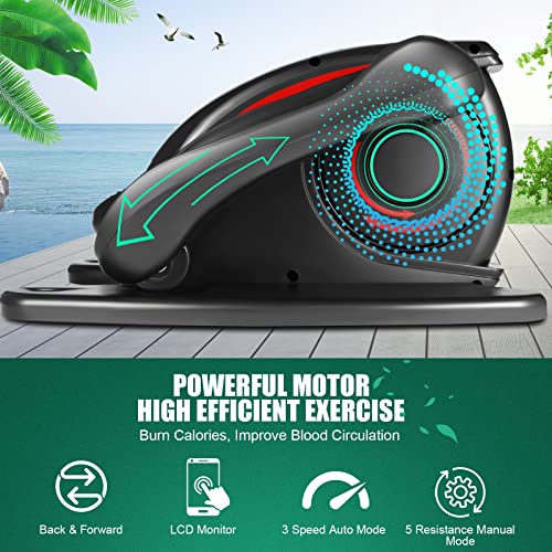 Electric Under Desk Elliptical with Remote Control
