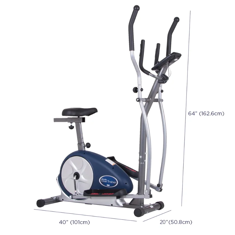 BRM3671 Dual Elliptical and Exercise Bike Trainer