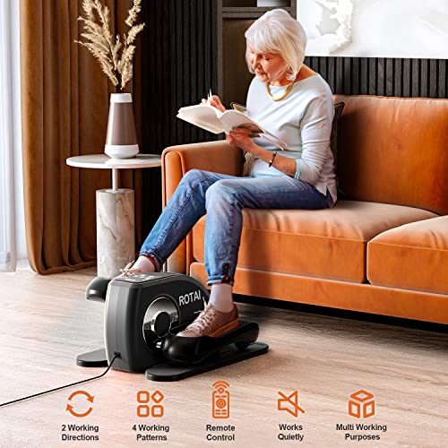 ROTAI Seated Leg Exerciser for Seniors: Black Elliptical