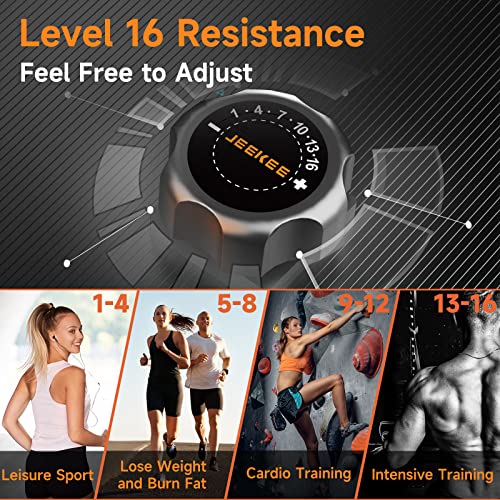 JEEKEE Home Elliptical with 16 Resistance Levels & LCD Monitor