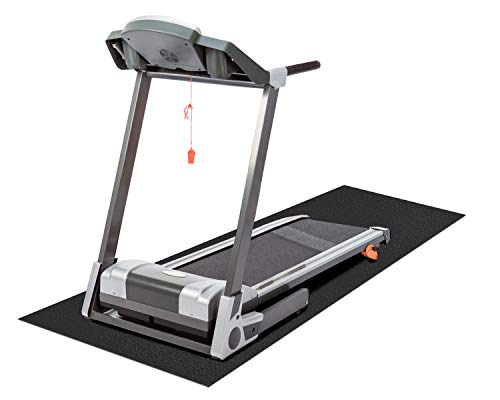 Elliptical Trainer Fitness Mat - Floor Protection & Comfort