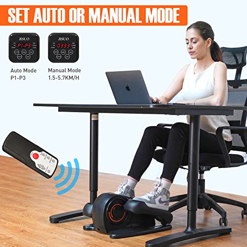 Compact Mini Elliptical Trainer with Display and Remote