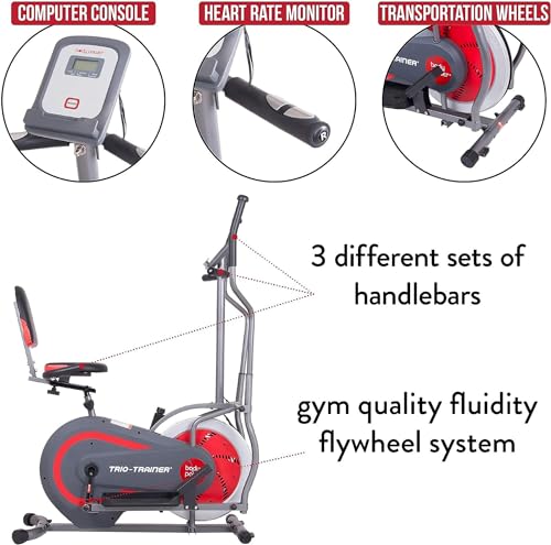 [BODY POWER] 3-in-1 Home Gym with Heartrate Monitor