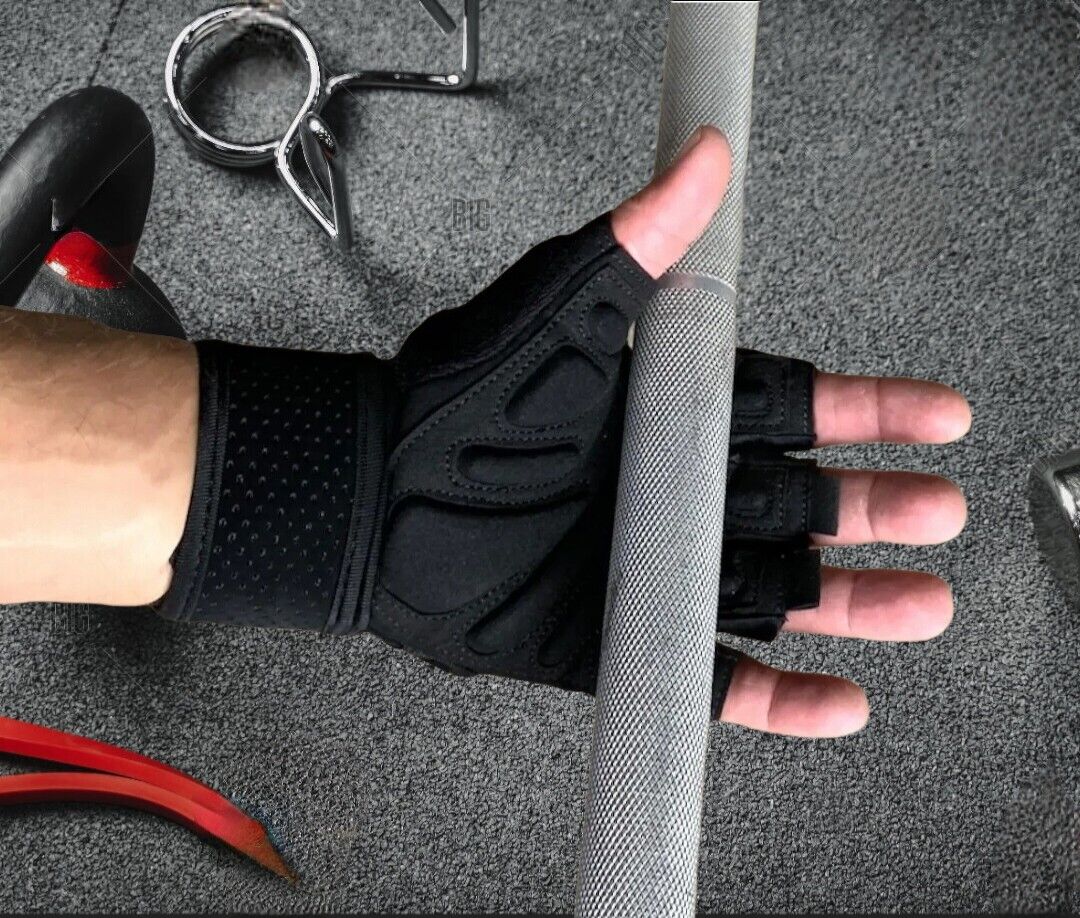 Gym Gloves with Wrist Wrap for Elliptical Training