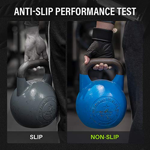 Men's Trideer Padded Workout Gloves: Full Palm Protection