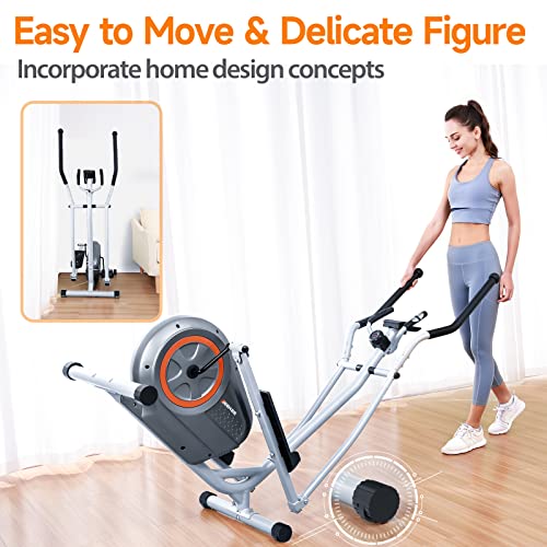 JEEKEE Home Elliptical with 16 Resistance Levels & LCD Monitor