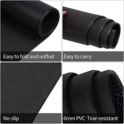 Elliptical Trainer Fitness Mat - Floor Protection & Comfort