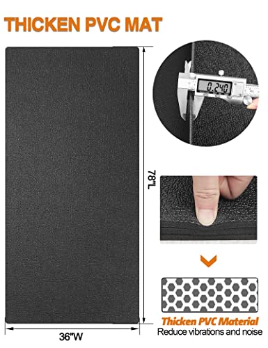 WERCHO Elliptical Trainer Mat - 36" x 78