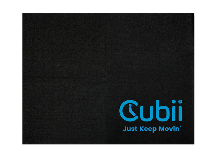 Cubii Black Workout Mat for Elliptical Trainers