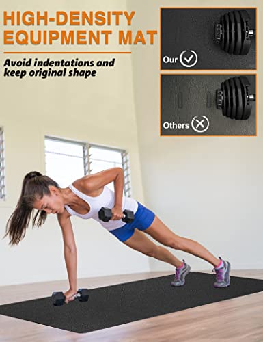 WERCHO Elliptical Trainer Mat - 36" x 78