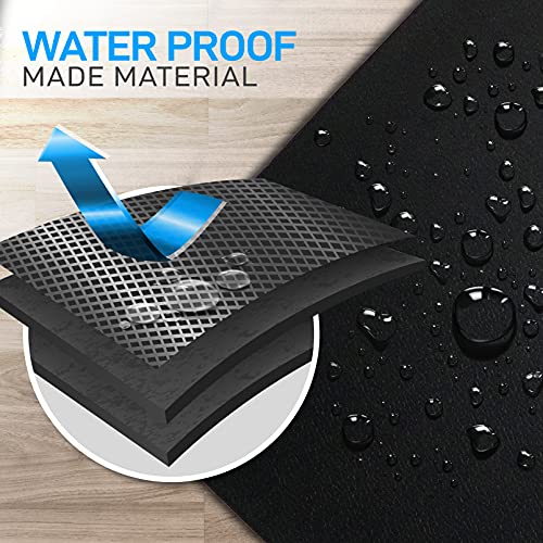 SereneLife Portable Exercise Mat - Non-Slip Fitness Equipment