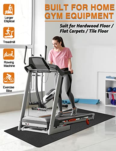 WERCHO Elliptical Trainer Mat - 36" x 78
