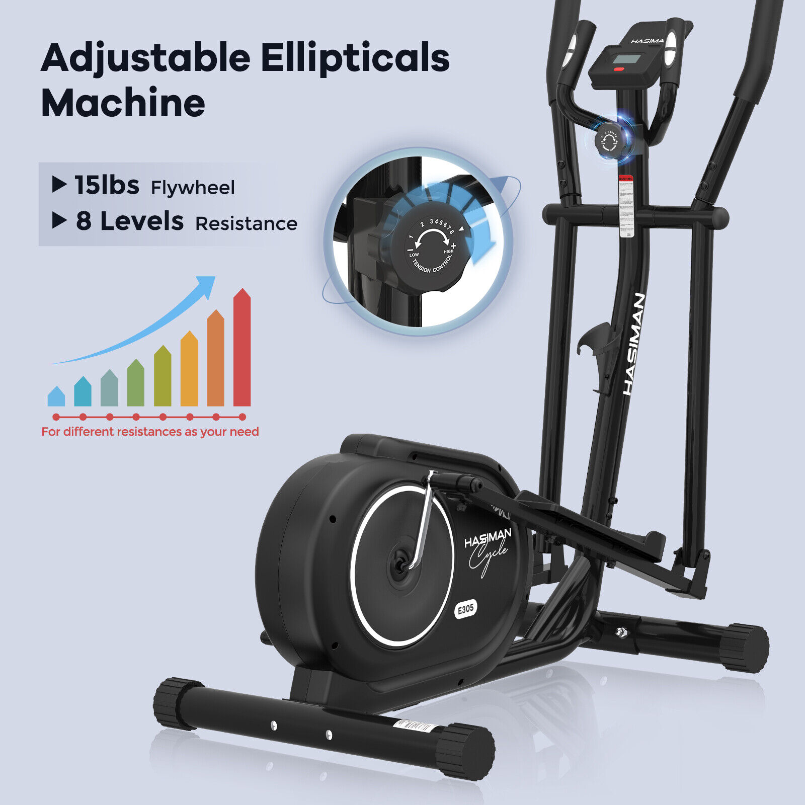 Indoor Cross Trainer for Fitness Workout Gym