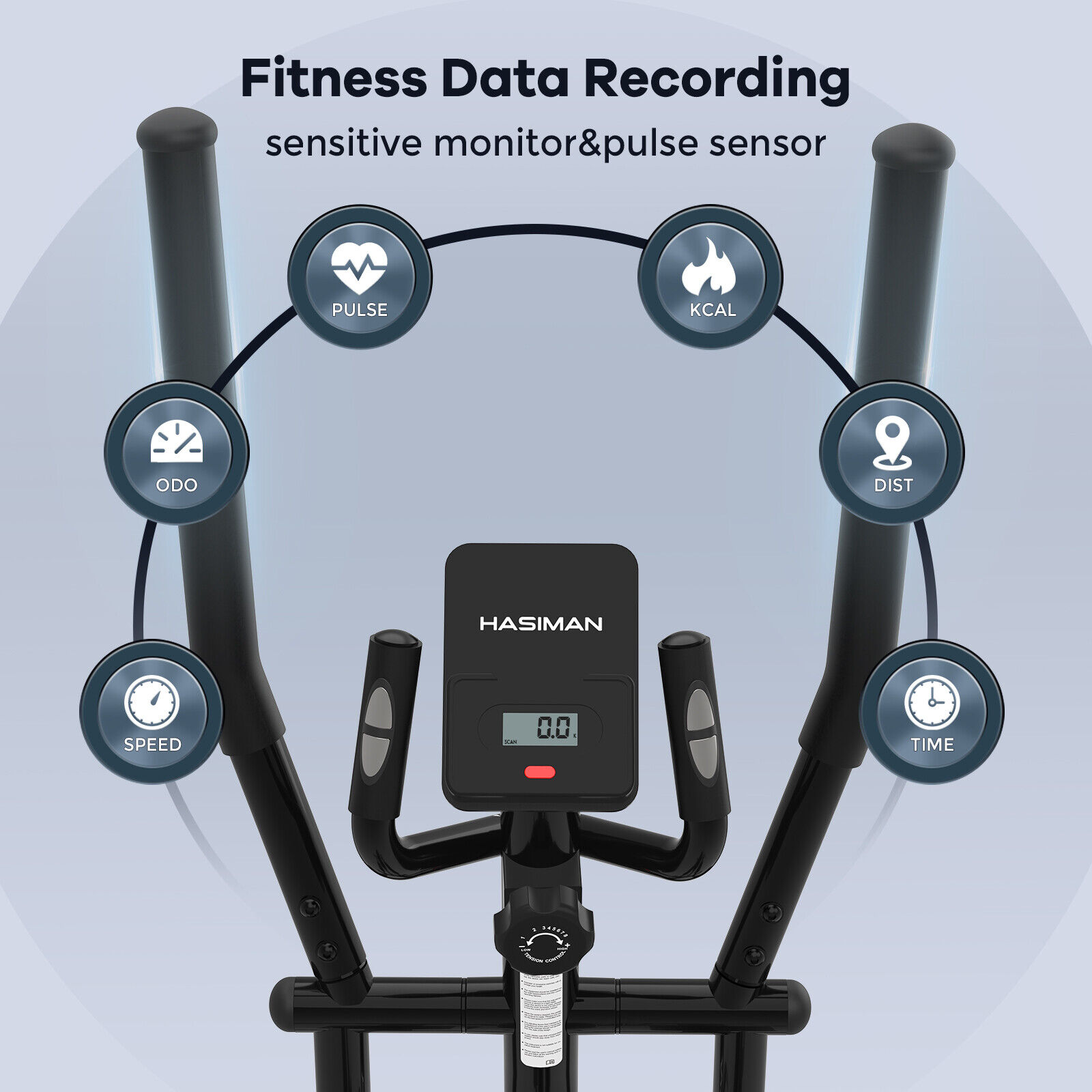 Indoor Cross Trainer for Fitness Workout Gym