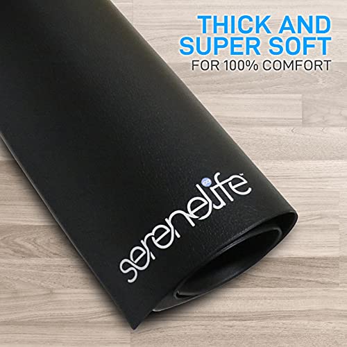 SereneLife Portable Exercise Mat - Non-Slip Fitness Equipment