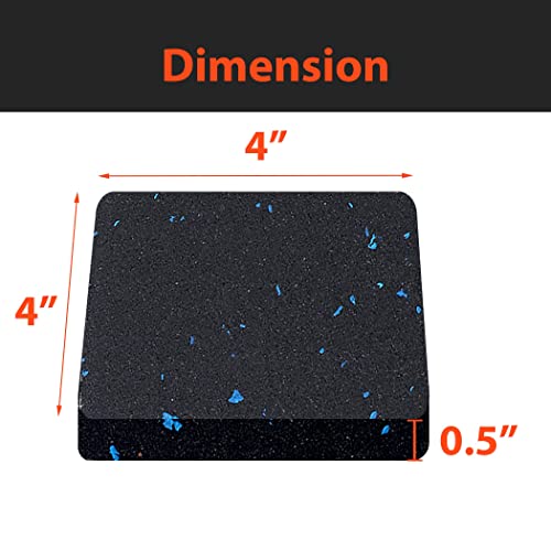 12 Pack AR-PRO Rubber Mats for Elliptical Trainers