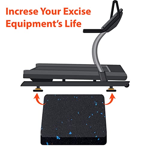 12 Pack AR-PRO Rubber Mats for Elliptical Trainers