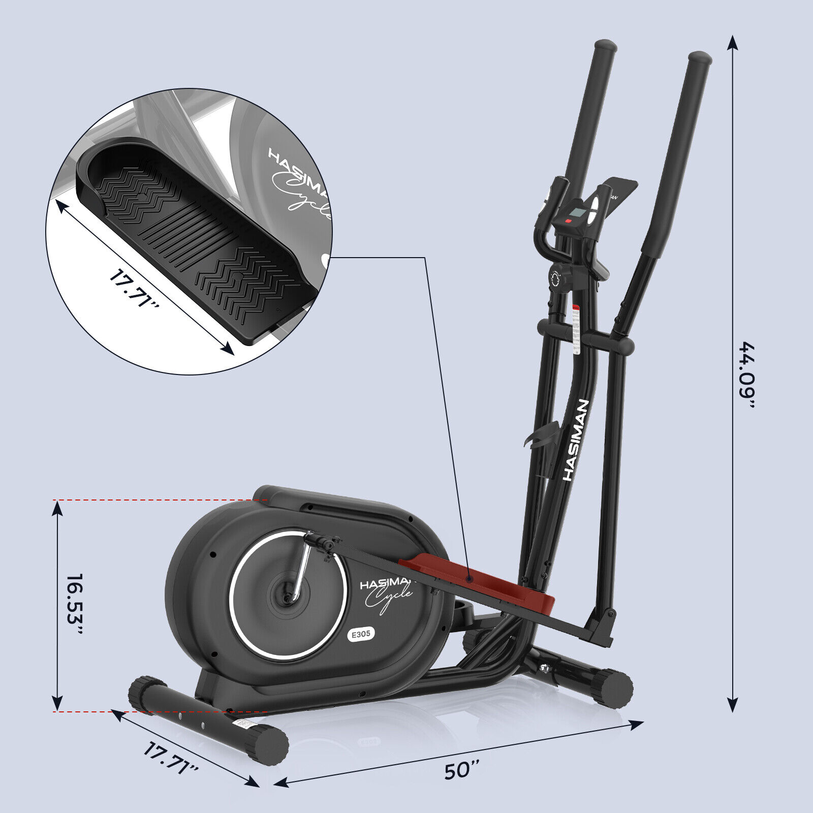 Indoor Cross Trainer for Fitness Workout Gym