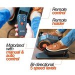 SITFIT, Sit Down and Cycle! Powered Foot Pedal Exerciser for Seniors, Under Desk Elliptical Exercise Bike, Leg Exerciser While Sitting. Peddler Exerciser Mini Bike, Portable Rehabilitation Equipment.