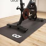 Elliptical Bike Mat - Waterproof, Floor Protection, Soft