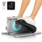ANCHEER Under Desk Elliptical Machine Electric, Leg Pedal Exerciser, Portable Exercise Elliptical Trainer with Remote Control, Large Pedal, LCD Monitor for Home & Office Gym