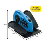 As Seen On TV BluTiger Seated Elliptical Machine - Burn Calories While Working, Reading & Watching TV - Large Pedals - Digital Display - Easily Assembles in Minutes - All Fitness Levels